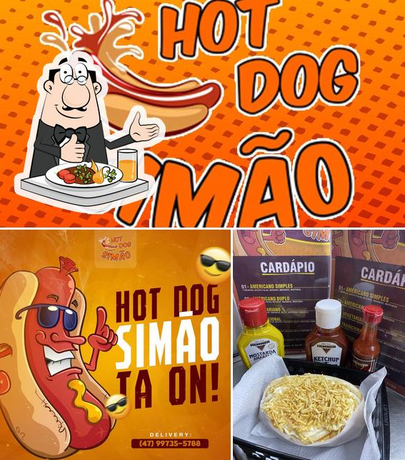 Comida em Hot Dog Simão