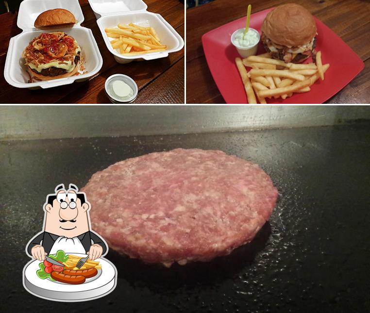 Sanduíche de carne de porco desfiada em Pig Burger