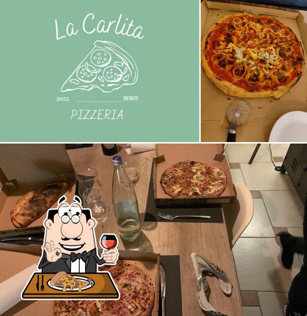 Choisissez des pizzas à Pizzéria La Carlita