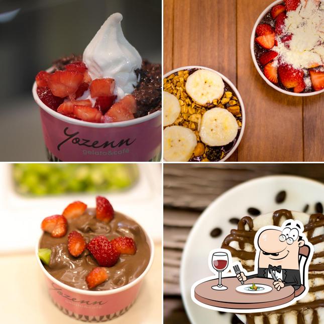 Comida em Yozenn - Gelato e Café