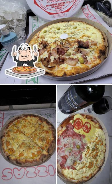 Escolha diversos tipos de pizza