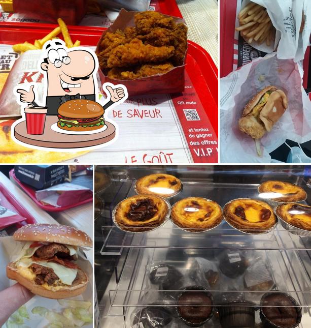 Essayez l'un des hamburgers offert par KFC Strasbourg la Vigie