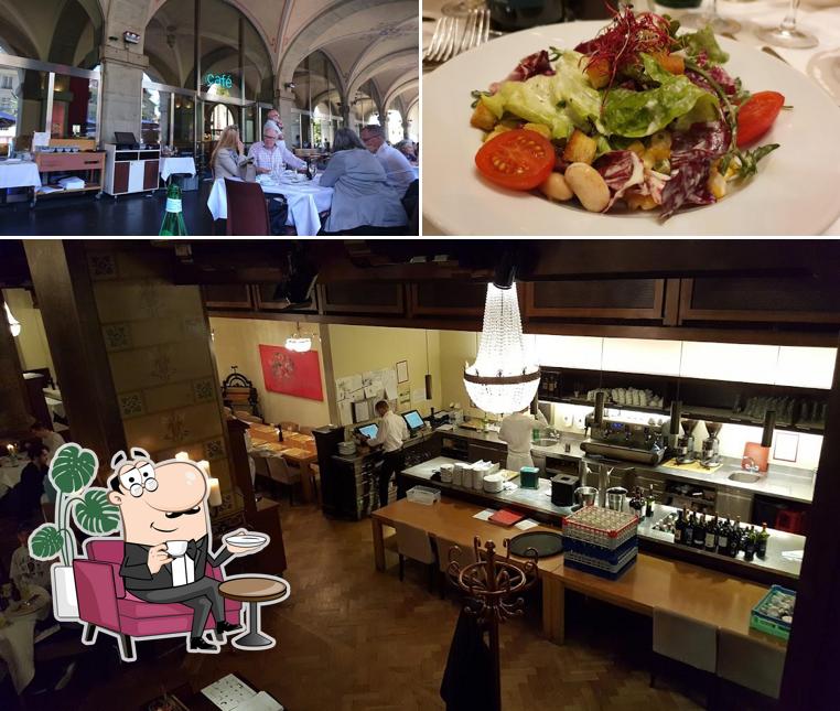 Guarda la foto che raffigura la interni e cibo di Kornhauskeller Restaurant & Bar