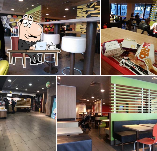 L'intérieur de McDonald's