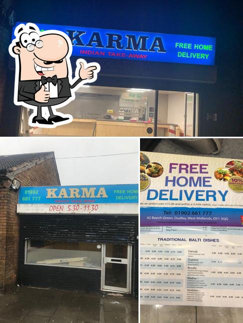 Look at the pic of Karma Indian Takeaway
