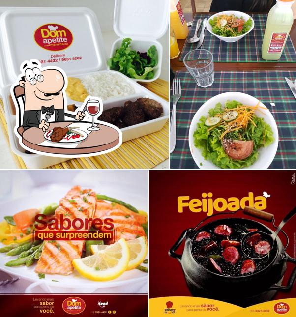 Experimente refeições de carne no RESTAURANTE DOM APETITE