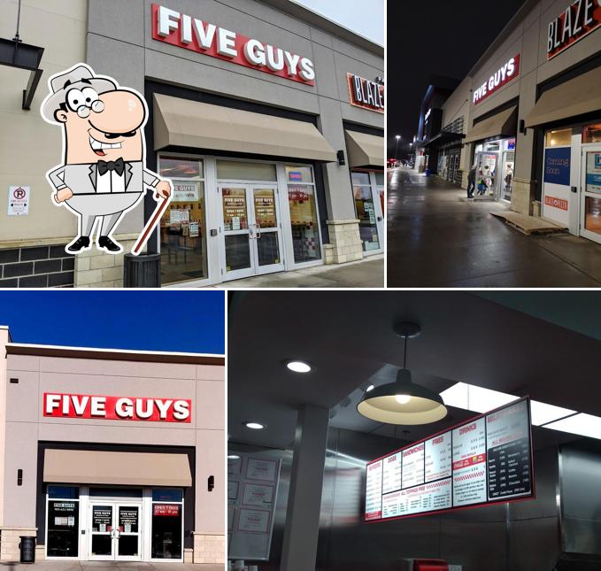 L'extérieur de Five Guys