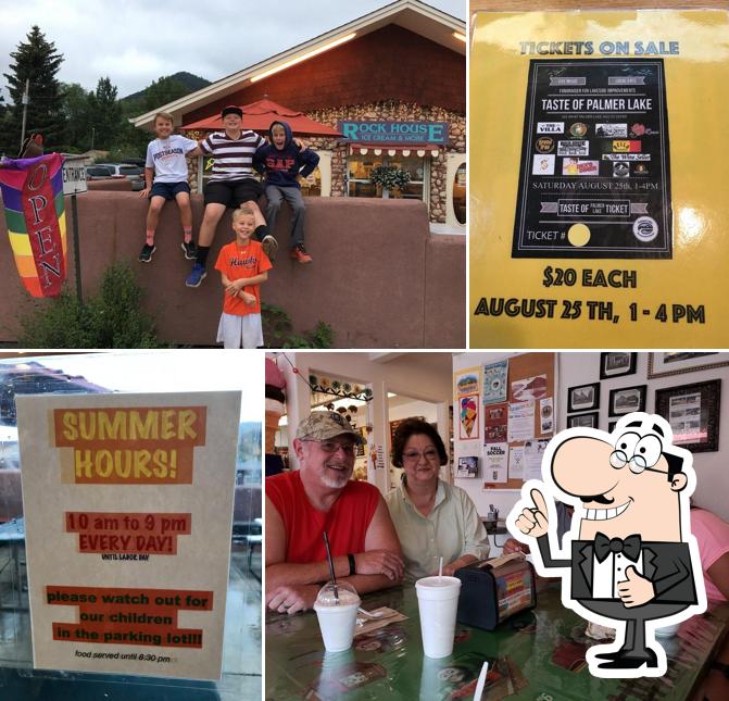 Rock House Ice Cream in Palmer Lake Restaurant menu and reviews