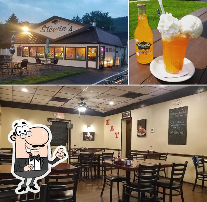 Stewie's is distinguished by interior and beverage