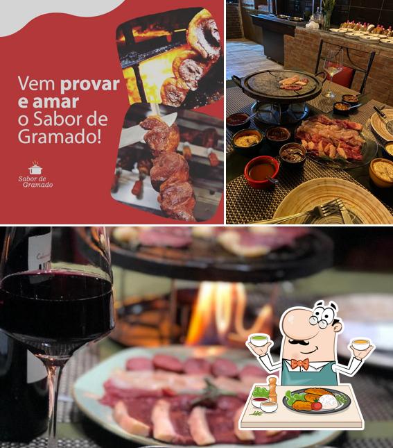 Confira a ilustração ilustrando comida e álcool no Sabor do Sul gramado