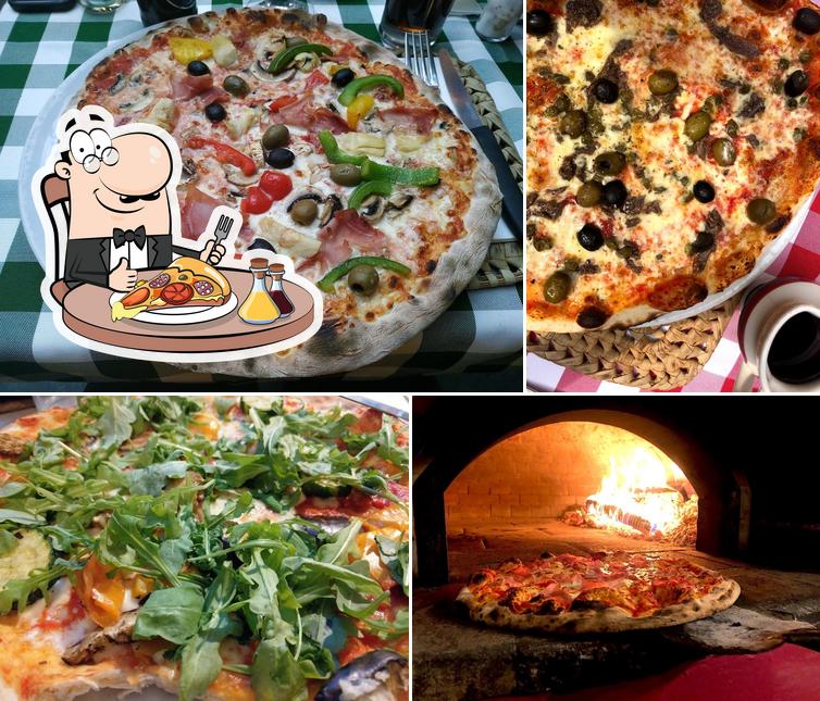 Choisissez des pizzas à Pizzeria Cortile