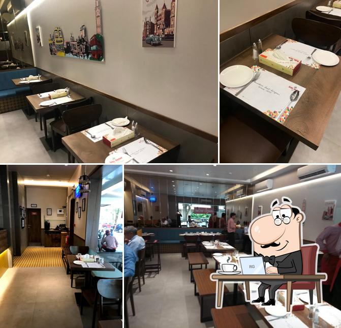 The interior of Delhi Darbar Express - Nariman Point