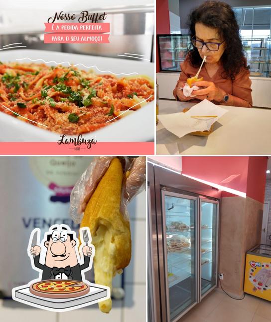 Escolha diferentes variedades de pizza
