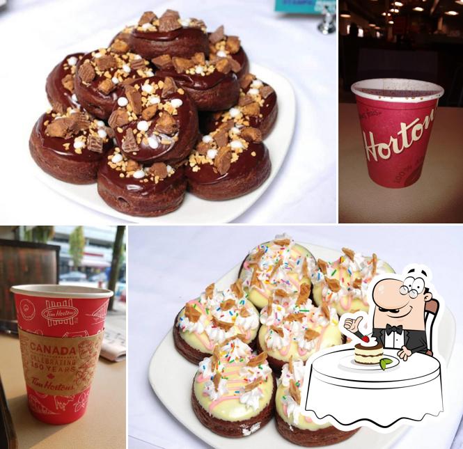 Tim Hortons offre un nombre de desserts