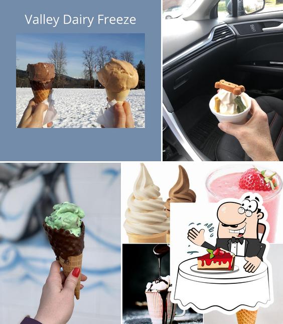 Valley Dairy Freeze provides a range of sweet dishes