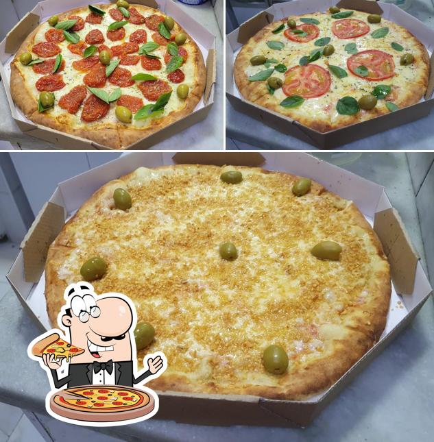 Peça diferentes estilos de pizza