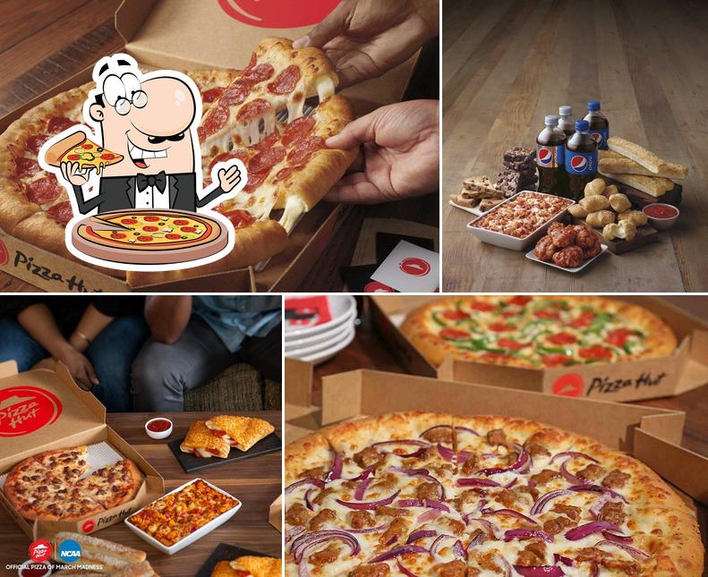 Try out pizza at Pizza Hut