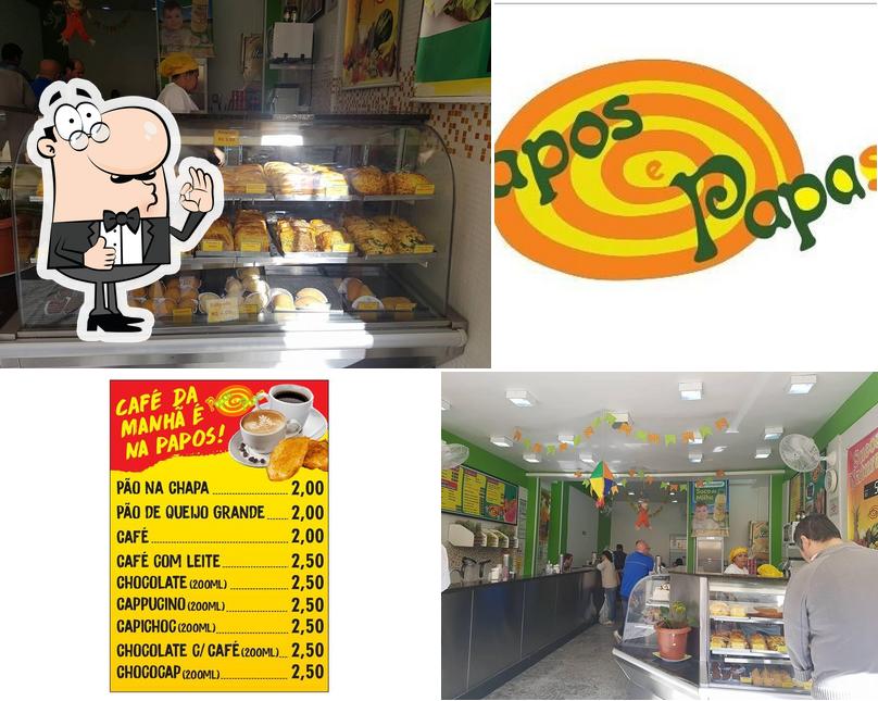 See this image of Papos e papas