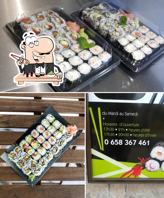 Commandez de nombreuses options de sushi