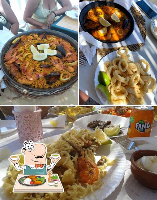 Food at Restaurante Poseidon