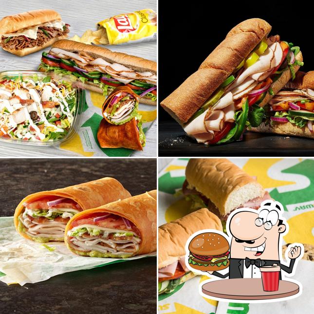 Get a burger at Subway