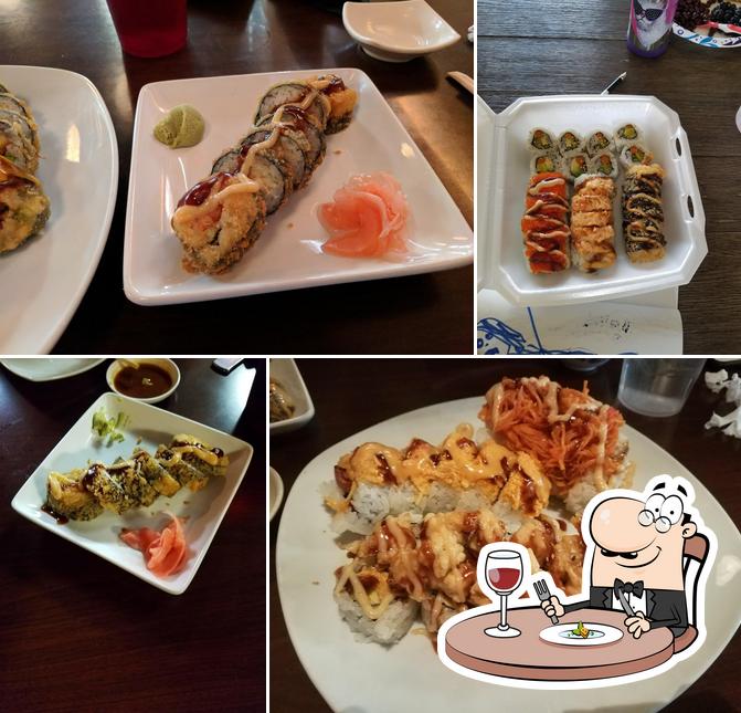 Food at Sushi House