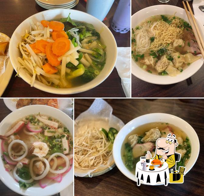 Platos en Vietnamese Noodle House