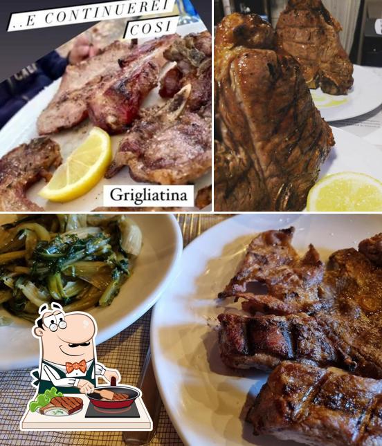 Ristorante dell' Agriturismo Le Querce propone pasti a base di carne
