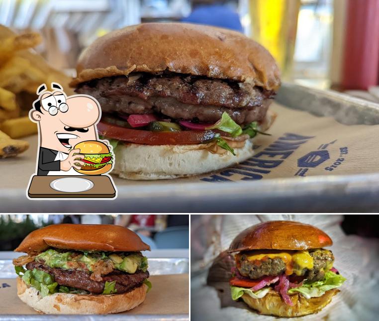 Prenez un hamburger à America Burgers