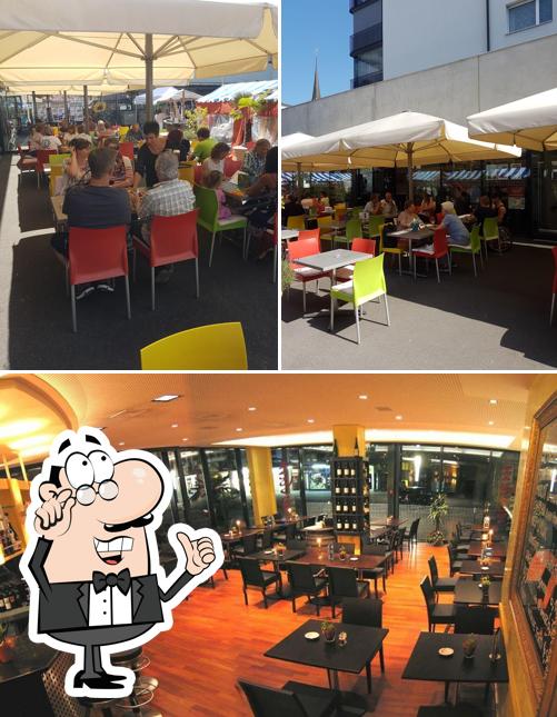 Gli interni di Bistro Novum