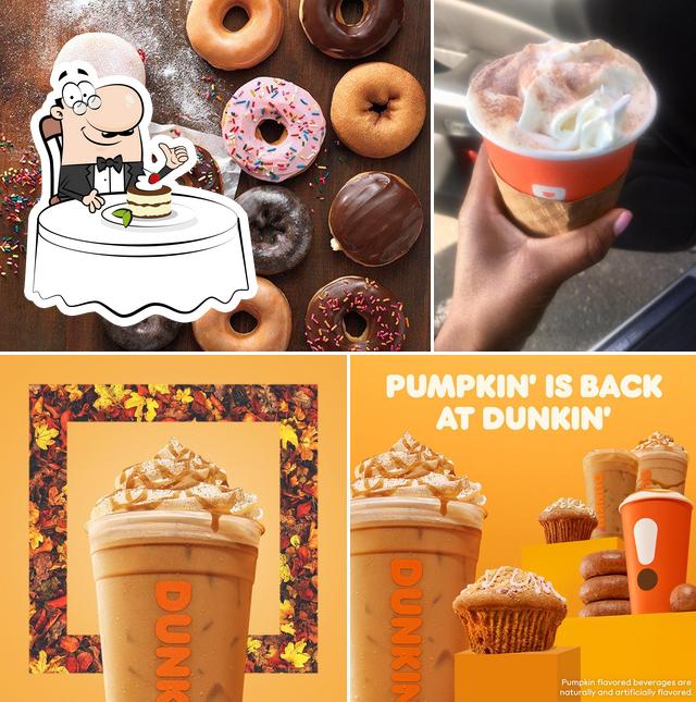 "Dunkin'" предлагает большое количество сладких блюд