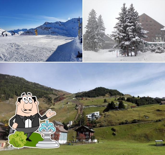 Puoi goderti l'aria fresca dal dehors di Hotel Piz Badus