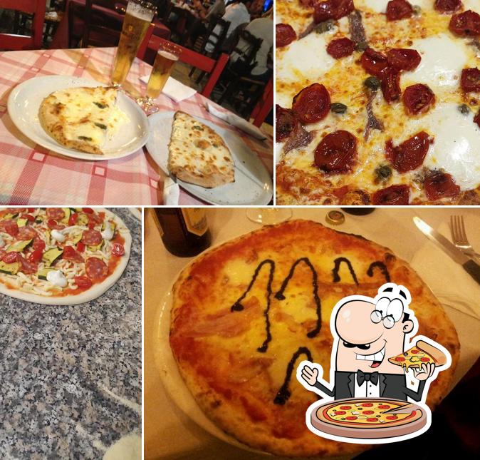 Pick pizza at Amadeus Pizzeria