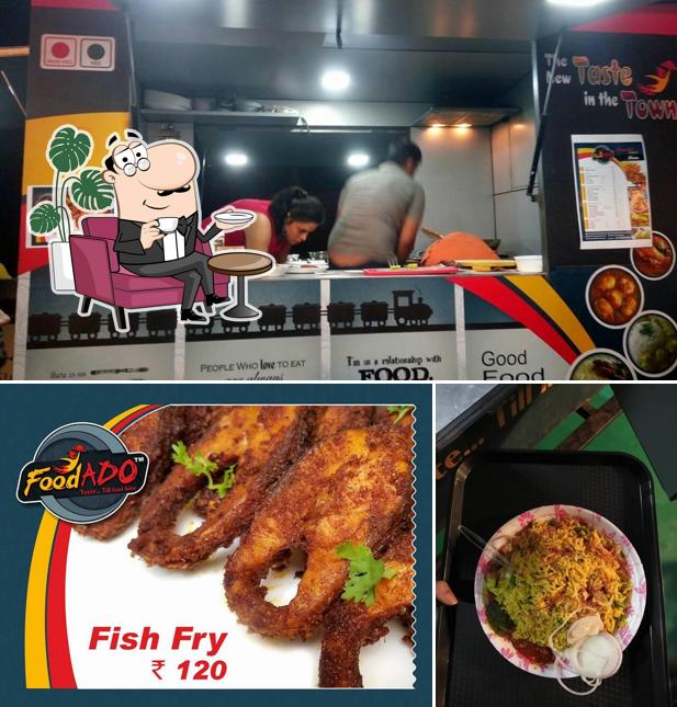 The interior of Foodado Vadodara