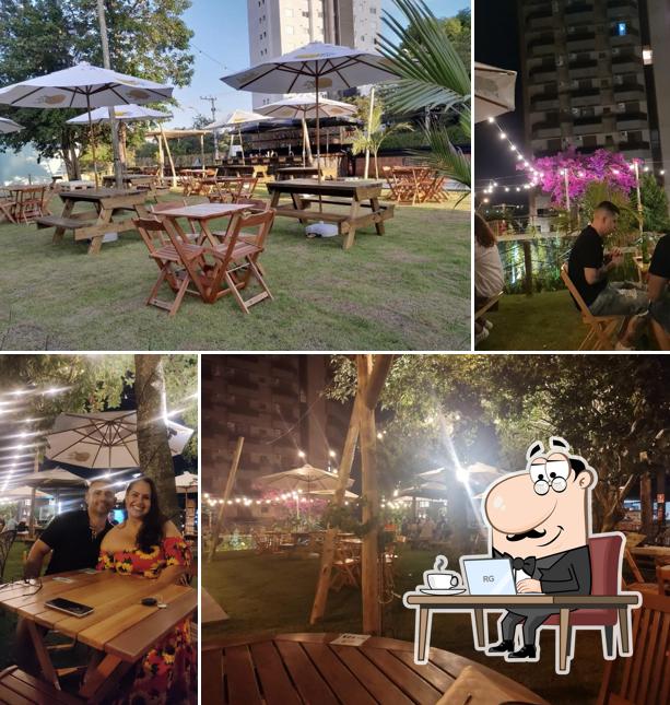 O interior do Meet Garden