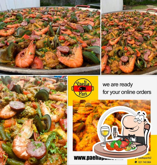 Try out seafood at Paella Pan