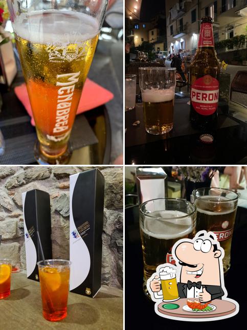 Vous pouvez prendre une pinte de bière blonde ou brune