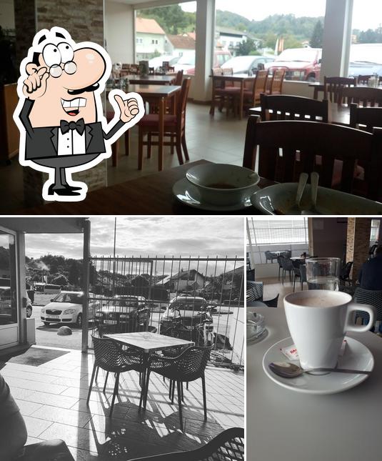 Gli interni di Caffe Bar Šangaj