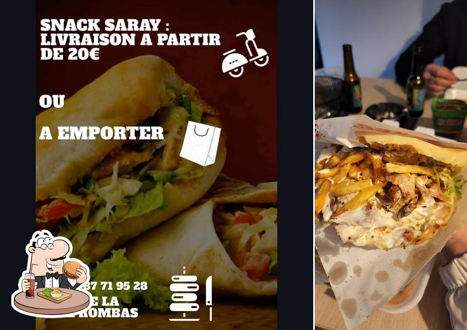 Prenez un hamburger à Snack Resto Saraiy