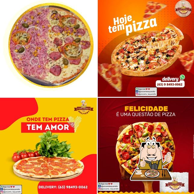 Consiga pizza no Pizzaria Taquaralto