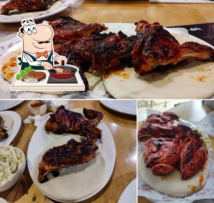 Enjoy the range of meat dishes