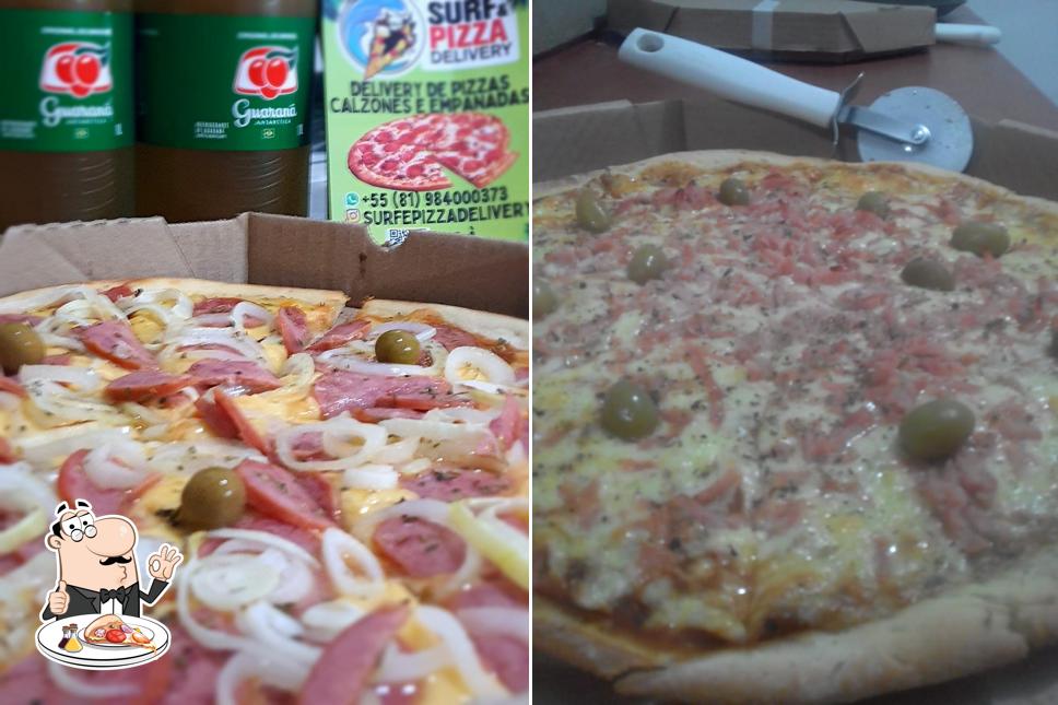 No Surf & Pizza Delivery, você pode provar pizza
