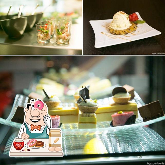 Не забудьте попробовать десерт в "Hyaku Mizu - Asian Restaurant"