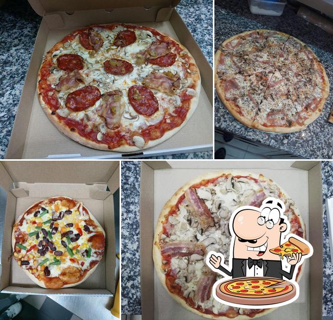 Pick pizza at In-Food