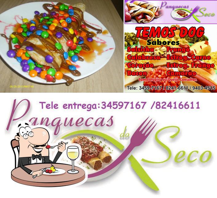 Comida em Panquecas do Seco