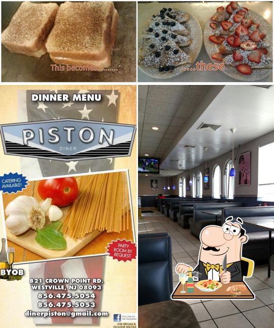 Еда в "Piston Diner"