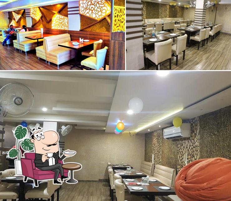 Take a seat at one of the tables at Chawlas2 Since 1960