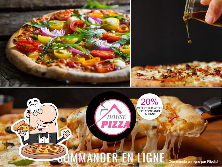 Essayez des pizzas à House Pizza