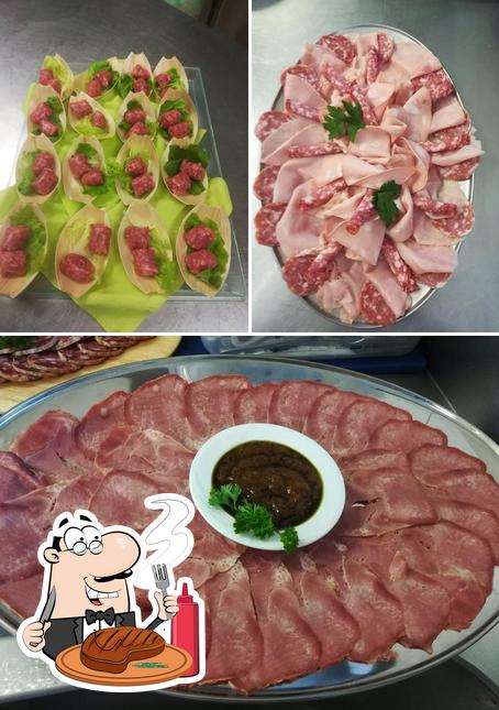 Commandez des repas à base de viande à Antico Pioppo La Carolina