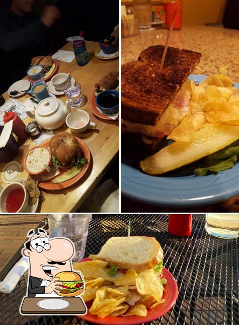 Try out a burger at Colophon Cafe